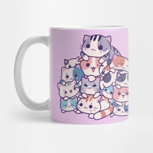 Leaning tower of cats Mug